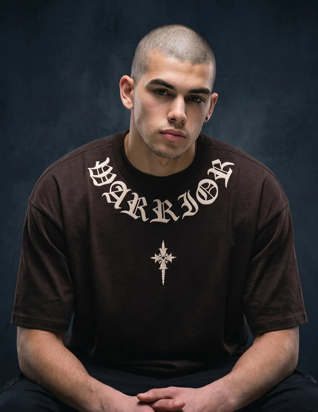 playR Street WARRIOR Tee (Brown) — view 1