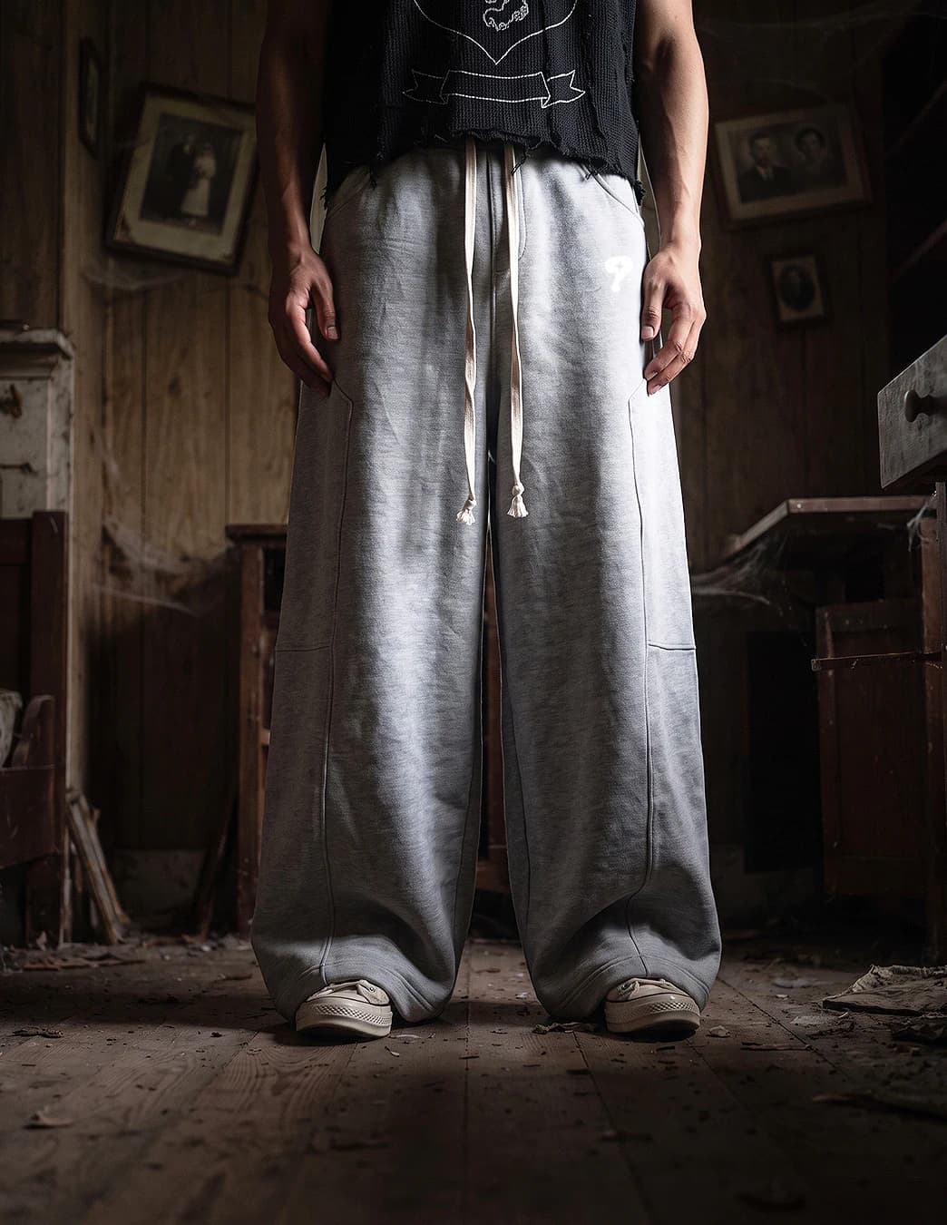 playR Street Carpenter Pant Fleece (Grey) — view 1