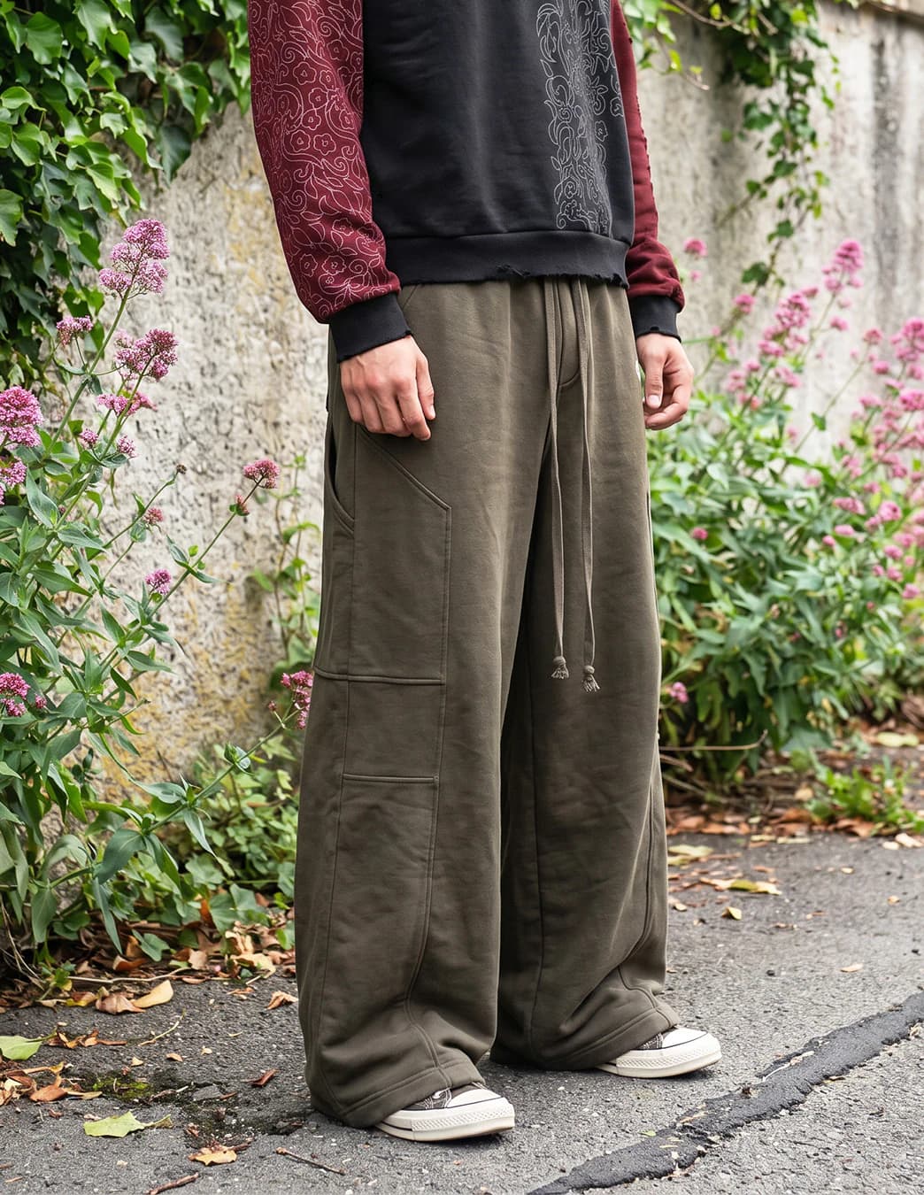 playR Street Carpenter Pant Fleece (Green) — view 1