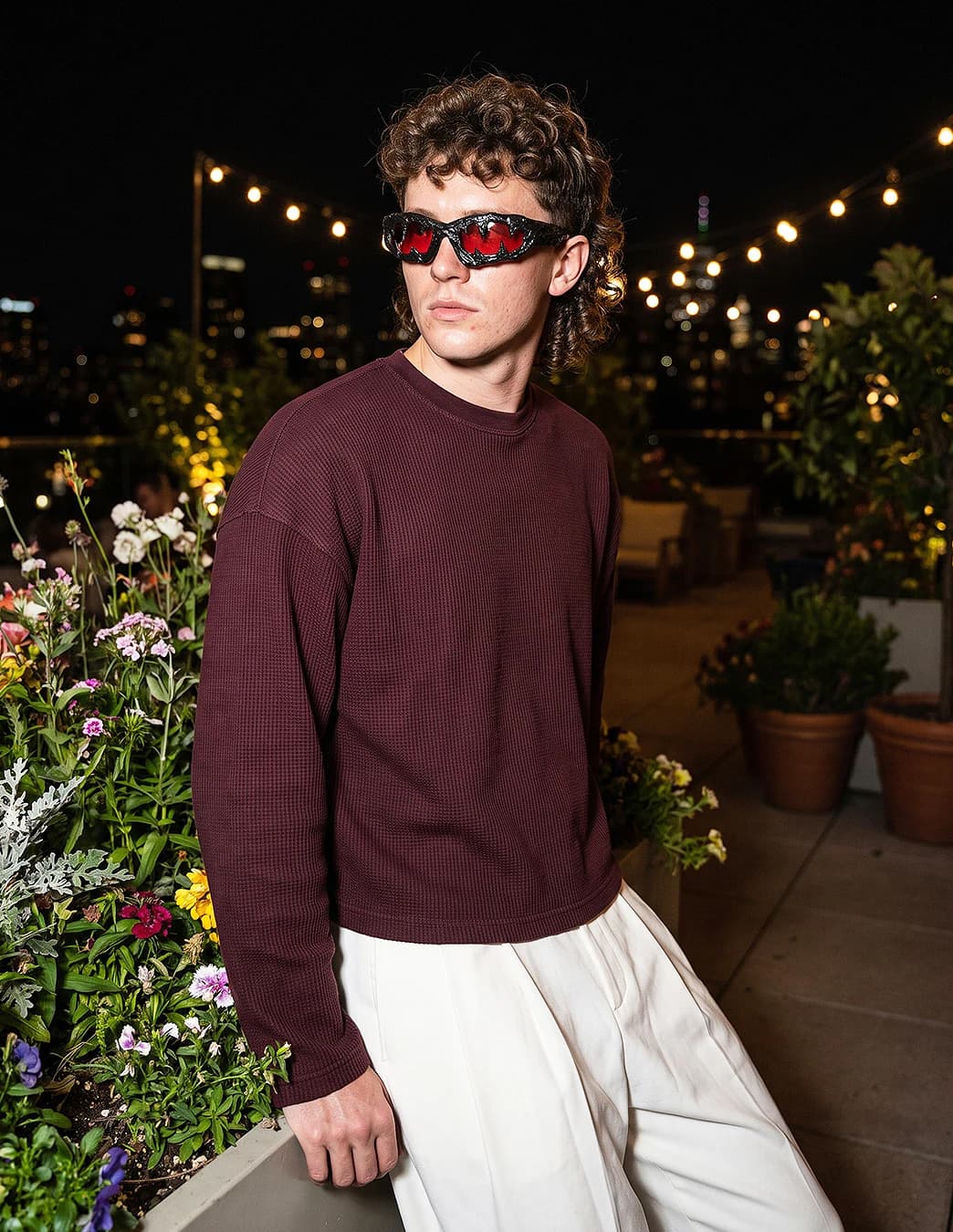 playR Street Create Waffle Tee (Red) — view 1
