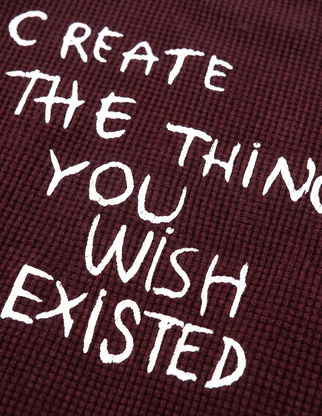 playR Street Create Waffle Tee (Red) — view 5