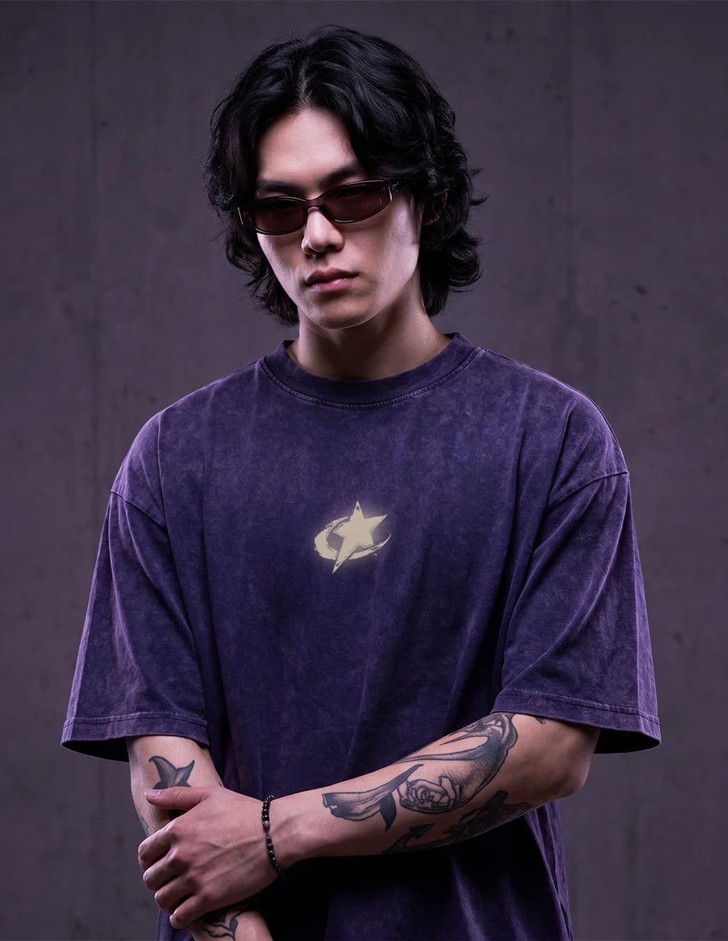 playR Street INSPIRED Tee (Purple) — view 1