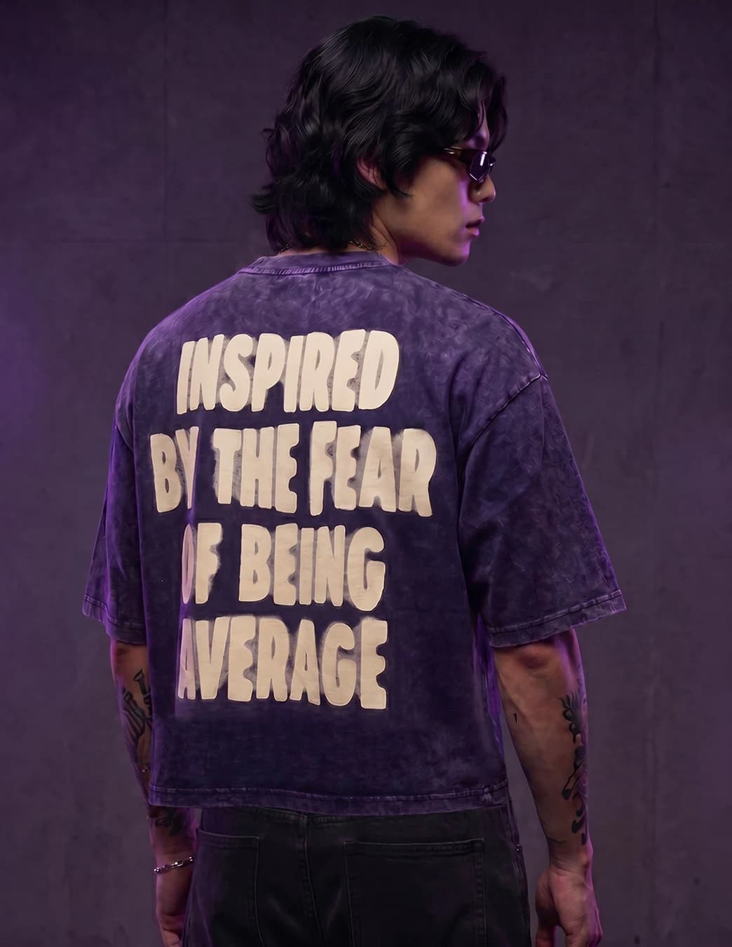 playR Street INSPIRED Tee (Purple) — view 3