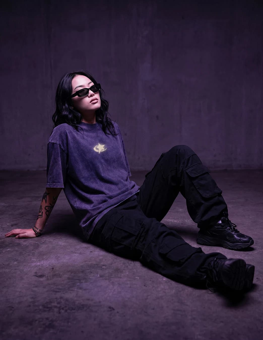 playR Street INSPIRED Tee (Purple) — view 5