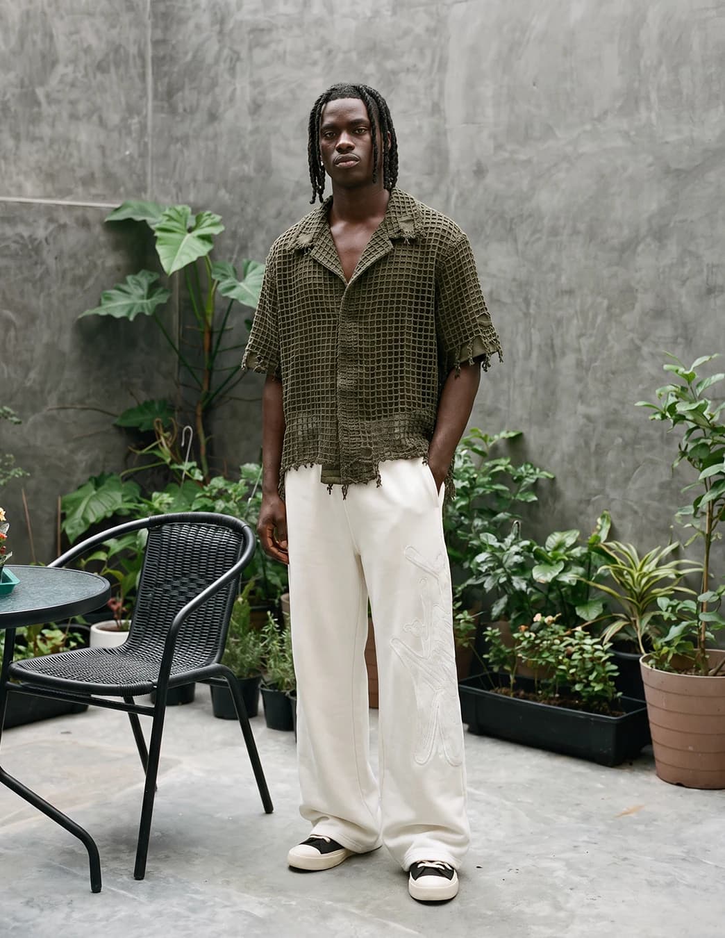 playR Street Sweats Pant (Cream) — view 2