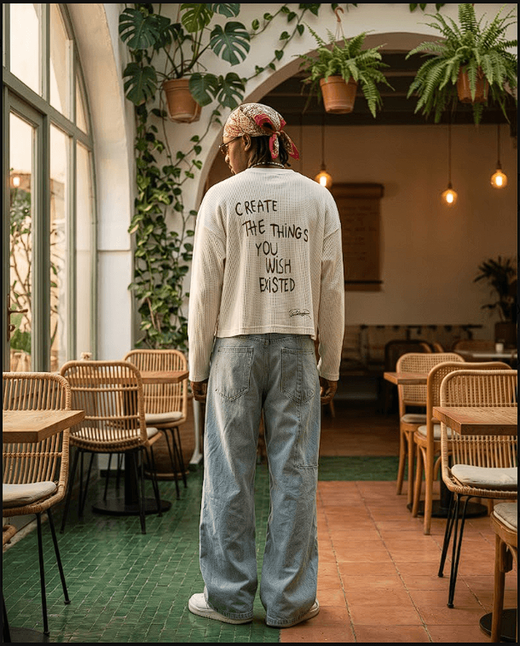 playR Street Create Waffle Tee (White)